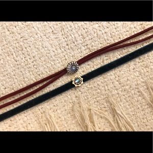 Velvet choker necklace